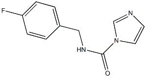 N-(4-fluorobenzyl)-1H-imidazole-1-carboxamide 구조식 이미지