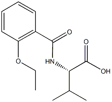 (2S)-2-[(2-ethoxybenzoyl)amino]-3-methylbutanoic acid Structure