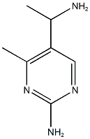 5-(1-aminoethyl)-4-methylpyrimidin-2-amine 구조식 이미지