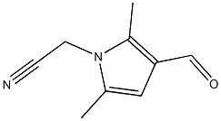 (3-formyl-2,5-dimethyl-1H-pyrrol-1-yl)acetonitrile Structure