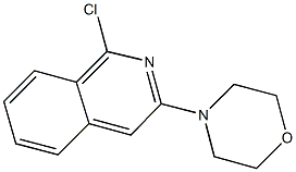 1-chloro-3-morpholin-4-ylisoquinoline Structure