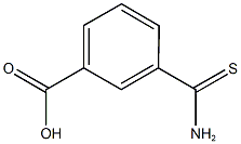 3-(aminocarbonothioyl)benzoic acid 구조식 이미지