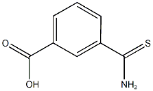 3-(aminocarbonothioyl)benzoic acid Structure