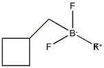 Potassium cyclobutylmethyltrifluoroborate Structure