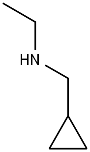 (cyclopropylmethyl)(ethyl)amine 구조식 이미지