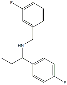 [(3-fluorophenyl)methyl][1-(4-fluorophenyl)propyl]amine 구조식 이미지