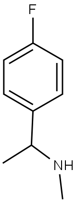 [1-(4-fluorophenyl)ethyl](methyl)amine 구조식 이미지