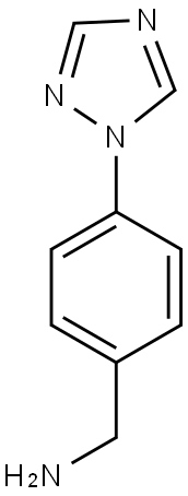 [4-(1H-1,2,4-triazol-1-yl)phenyl]methanamine 구조식 이미지