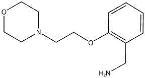 {2-[2-(morpholin-4-yl)ethoxy]phenyl}methanamine 구조식 이미지