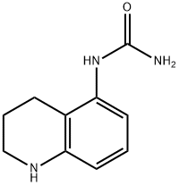 1,2,3,4-tetrahydroquinolin-5-ylurea 구조식 이미지