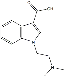 1-[2-(dimethylamino)ethyl]-1H-indole-3-carboxylic acid Structure