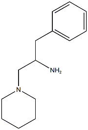 1-phenyl-3-(piperidin-1-yl)propan-2-amine Structure
