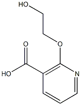 2-(2-hydroxyethoxy)pyridine-3-carboxylic acid 구조식 이미지