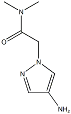 2-(4-amino-1H-pyrazol-1-yl)-N,N-dimethylacetamide Structure