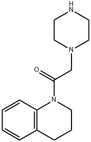 2-(piperazin-1-yl)-1-(1,2,3,4-tetrahydroquinolin-1-yl)ethan-1-one Structure