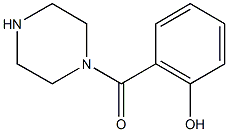 2-(piperazin-1-ylcarbonyl)phenol 구조식 이미지