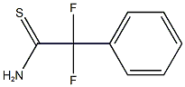 2,2-difluoro-2-phenylethanethioamide 구조식 이미지