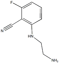 2-[(2-aminoethyl)amino]-6-fluorobenzonitrile 구조식 이미지