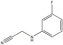 2-[(3-fluorophenyl)amino]acetonitrile Structure