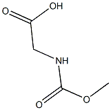 2-[(methoxycarbonyl)amino]acetic acid Structure