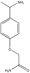 2-[4-(1-aminoethyl)phenoxy]acetamide Structure