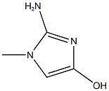 2-amino-1-methyl-1H-imidazol-4-ol 구조식 이미지