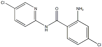2-amino-4-chloro-N-(5-chloropyridin-2-yl)benzamide 구조식 이미지