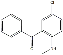 2-benzoyl-4-chloro-N-methylaniline Structure