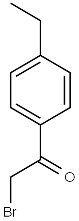 2-bromo-1-(4-ethylphenyl)ethan-1-one Structure