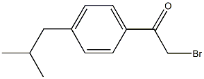 2-bromo-1-[4-(2-methylpropyl)phenyl]ethan-1-one Structure