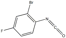 2-bromo-4-fluoro-1-isocyanatobenzene 구조식 이미지