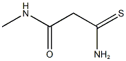 2-carbamothioyl-N-methylacetamide 구조식 이미지