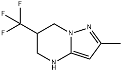 2-methyl-6-(trifluoromethyl)-4H,5H,6H,7H-pyrazolo[1,5-a]pyrimidine Structure