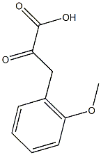 3-(2-methoxyphenyl)-2-oxopropanoic acid 구조식 이미지