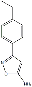 3-(4-ethylphenyl)-1,2-oxazol-5-amine Structure