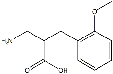 3-amino-2-[(2-methoxyphenyl)methyl]propanoic acid Structure