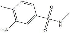 3-amino-N,4-dimethylbenzene-1-sulfonamide 구조식 이미지