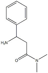 3-amino-N,N-dimethyl-3-phenylpropanamide 구조식 이미지