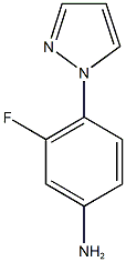 3-fluoro-4-(1H-pyrazol-1-yl)aniline Structure