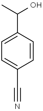 4-(1-hydroxyethyl)benzonitrile 구조식 이미지