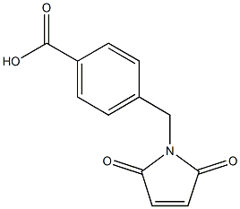 4-[(2,5-dioxo-2,5-dihydro-1H-pyrrol-1-yl)methyl]benzoic acid Structure