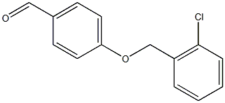4-[(2-chlorophenyl)methoxy]benzaldehyde 구조식 이미지