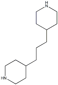 4-[3-(piperidin-4-yl)propyl]piperidine Structure