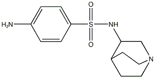 4-amino-N-1-azabicyclo[2.2.2]oct-3-ylbenzenesulfonamide Structure