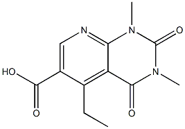 5-ethyl-1,3-dimethyl-2,4-dioxo-1H,2H,3H,4H-pyrido[2,3-d]pyrimidine-6-carboxylic acid 구조식 이미지