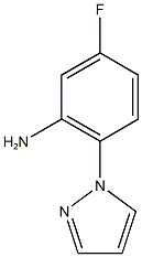5-fluoro-2-(1H-pyrazol-1-yl)aniline 구조식 이미지