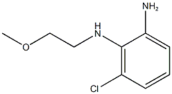 6-chloro-1-N-(2-methoxyethyl)benzene-1,2-diamine 구조식 이미지