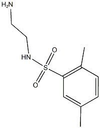 N-(2-aminoethyl)-2,5-dimethylbenzene-1-sulfonamide 구조식 이미지