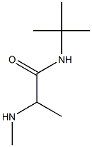 N-tert-butyl-2-(methylamino)propanamide Structure