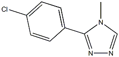 3-(4-chlorophenyl)-4-methyl-4H-1,2,4-triazole Structure